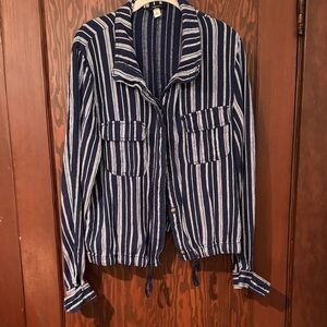 Striped Blue and White Jacket